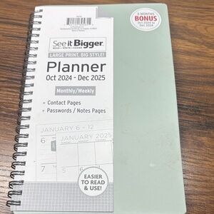 See it Bigger Planner 2024-2025